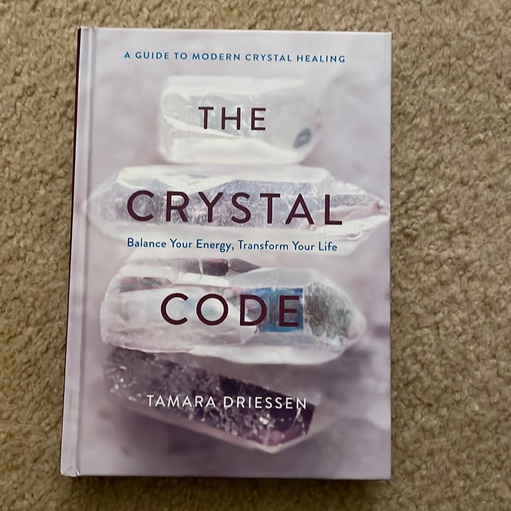 Brand new hardback book “The Crystal Code”